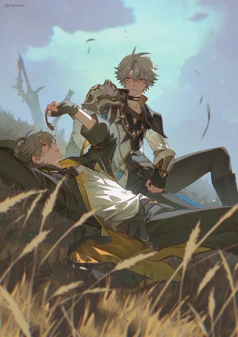 One moment of peace #HonkaiStarRail #PhaiCae