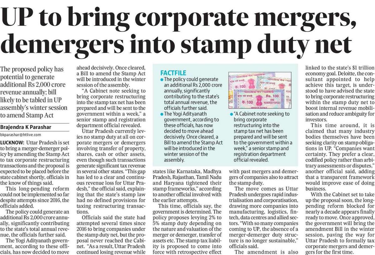 The state has repeatedly tried since 2016 to bring companies under the stamp duty net, but the proposal has never reached the Cabinet, with vested interests — including politicians and bureaucrats who hold stakes in many firms — blocking it each time.