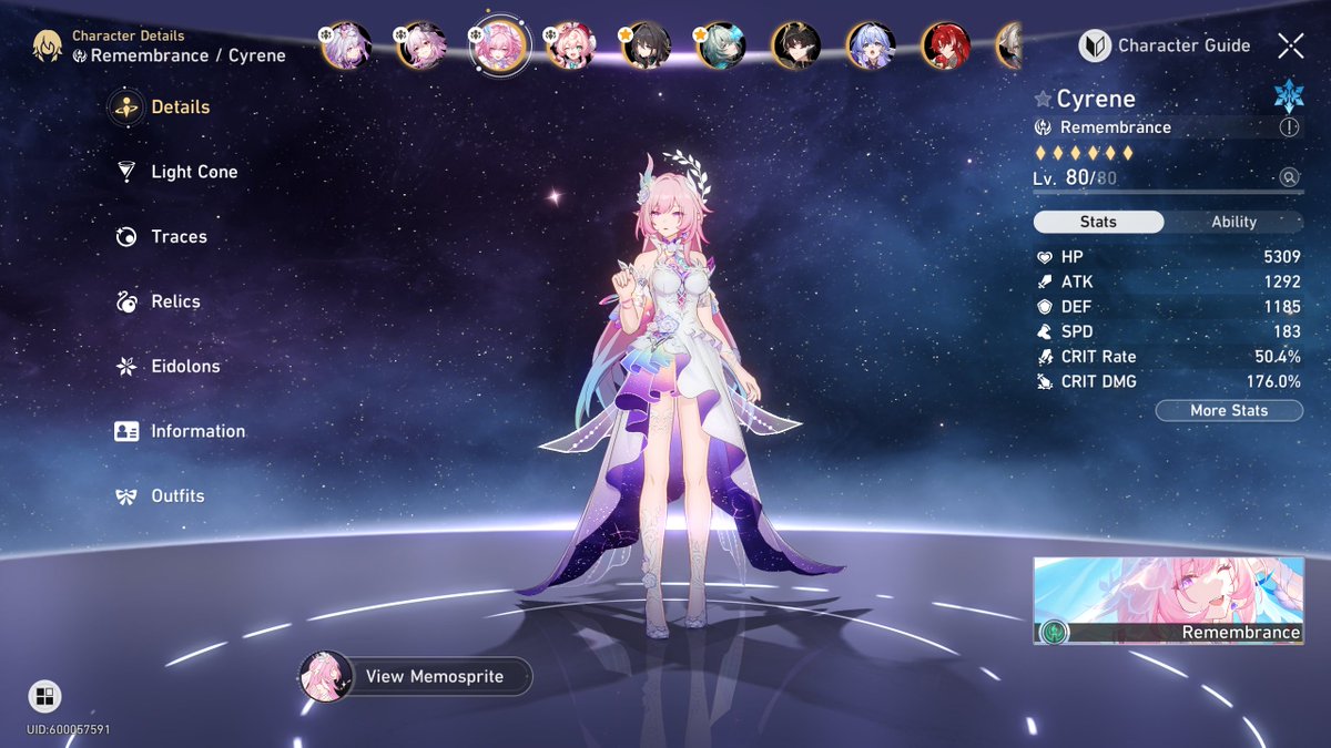 RogueStealth_'s tweet image. in honor of my wonderous e3 cyrene build i am giving away 3280 oneric shards / genesis crystal / whatever it was in zenless / whatever else!! 

to enter just like + rt + follow mwehehe
winner picked in early december because its holly and jolly and stuff (giveaway after this will…