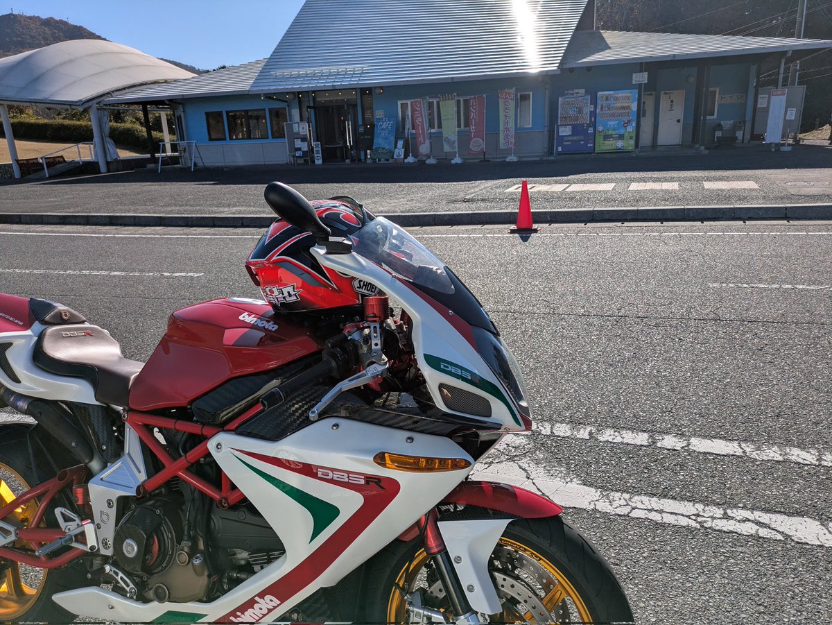 TESTAROSSA1199's tweet image. いつもの奥吉備街道からのムーラン🤭