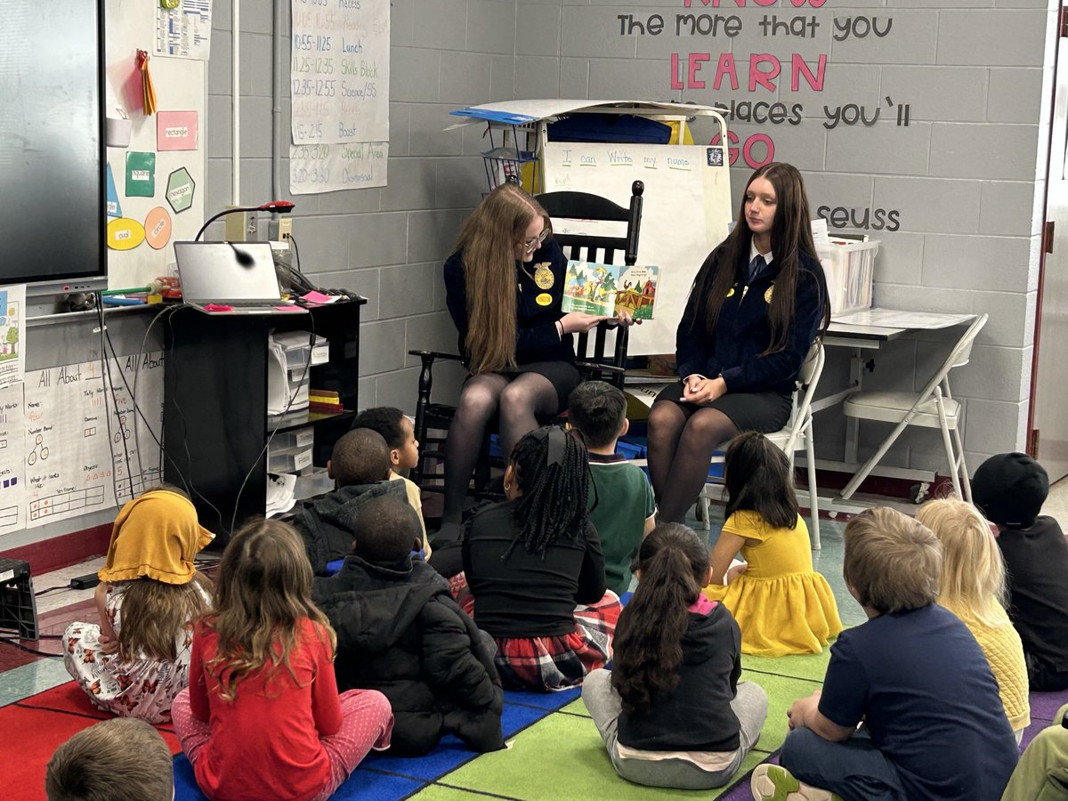 Riverdale FFA members had the chance to visit classrooms at Black Fox Elementary to celebrate TN Ag Literacy Week! They read agriculture related books to students and had great conversations with them about TN agriculture! #aglitweek25 <a href="/RuCoCTE/">RuCo CTE</a>