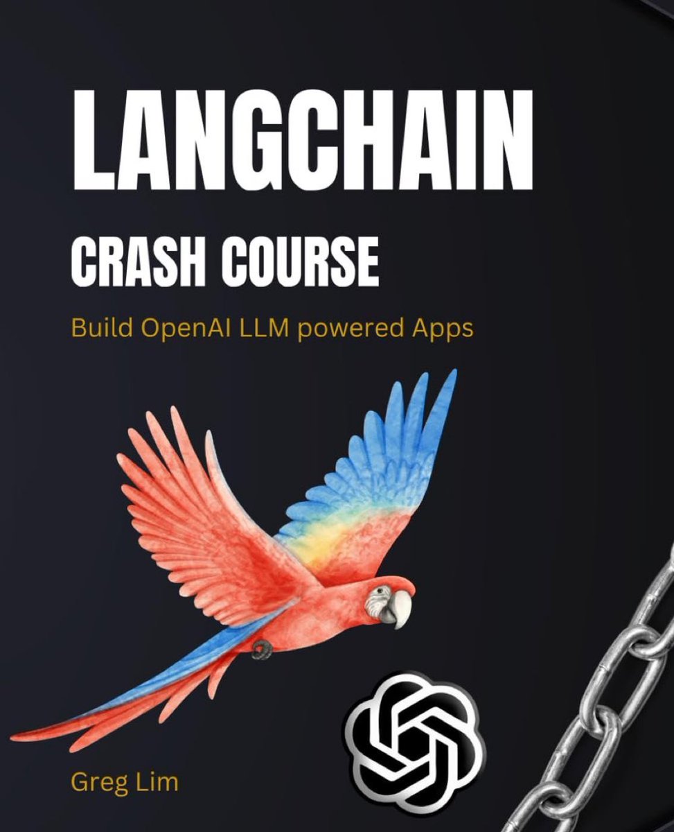 KirkDBorne's tweet image. #LangChain Crash Course — Fast track to building OpenAI LLM-powered Apps using #Python: amzn.to/3TFlQJT
—————
#LLMs #AI #DeepLearning #GenerativeAI #ML #MachineLearning #LLMOps #DataScience #DataScientist