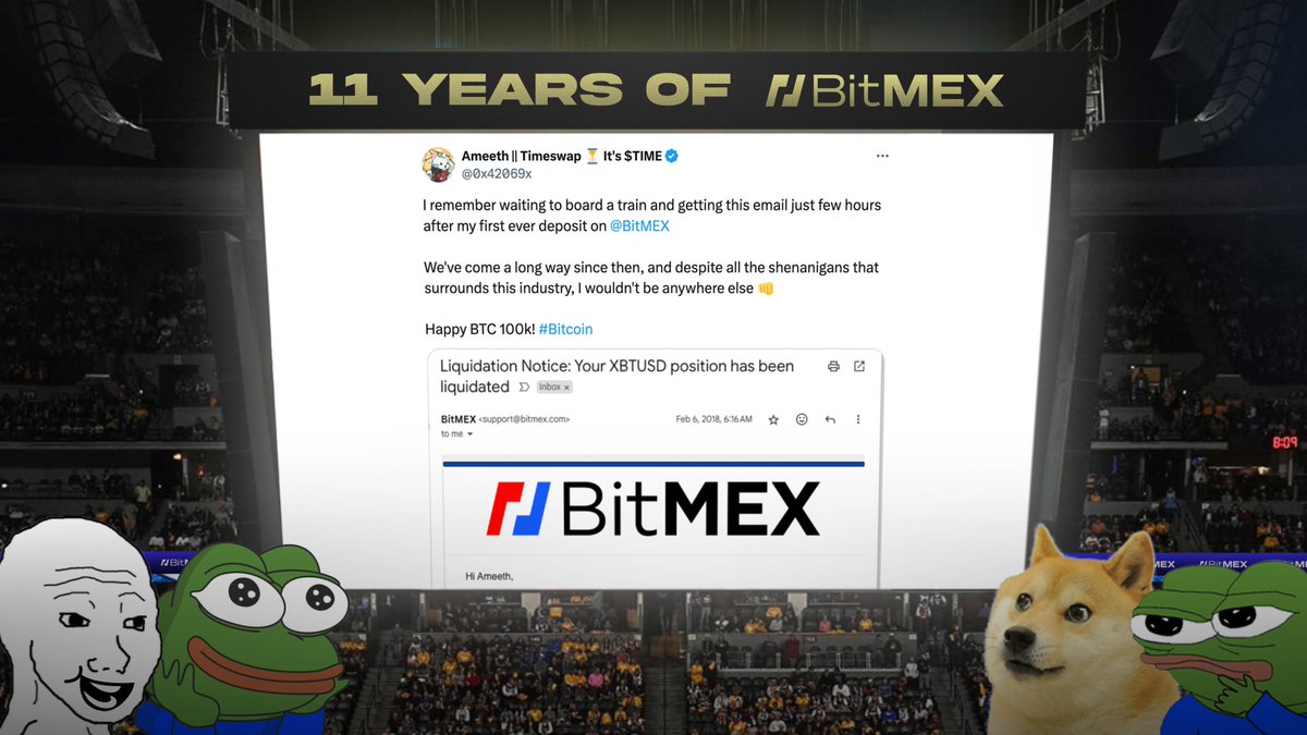 Saturdays call for a liquid diet - sometimes at a bar, other times in the trading pit 🍺

Hope you’re enjoying the weekend <a href="/0x42069x/">Ameeth || Timeswap ⏳ It's $TIME</a>

#LegendaryBitMEXTweets