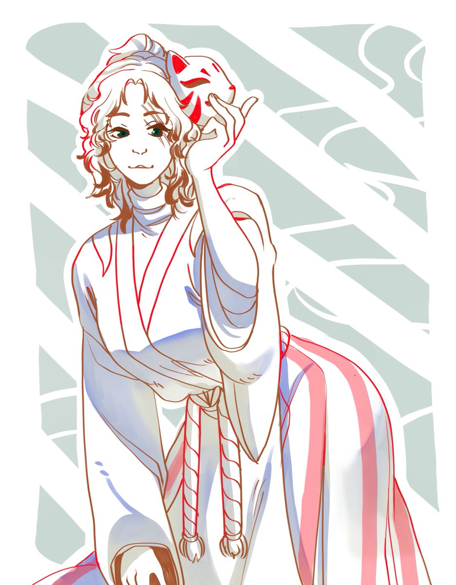 AhLaToad's tweet image. Sketch commission for @tojiyume ~