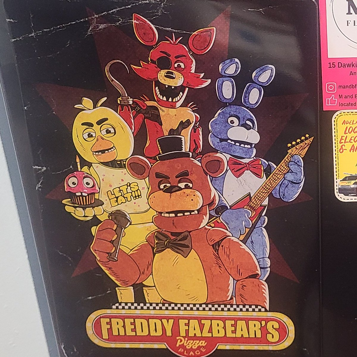 AftonRob0tics's tweet image. I have Freddy Fazbear on my fridge
