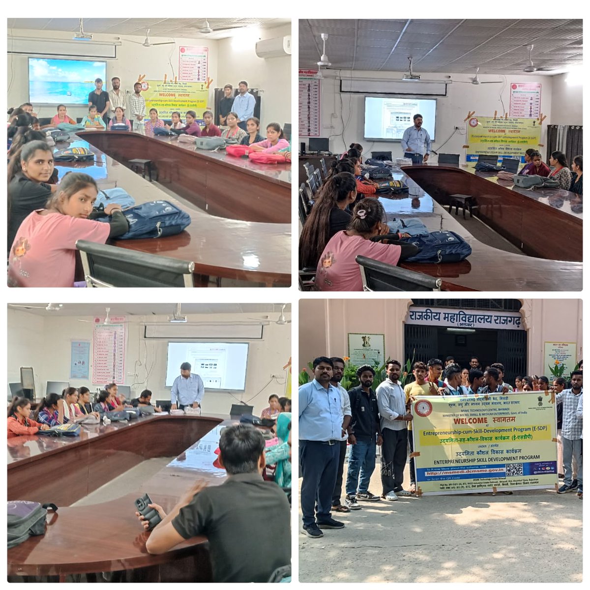 msmetcbhiwadi's tweet image. 🚀💻 ESDP Program on Computer Hardware &amp;amp; Networking at Govt. P.G. College Rajgarh, Alwar — Successfully Concluded!
MSME TC Bhiwad has wrapped up another high-impact ESDP, and the enthusiasm from students was absolutely NEXT LEVEL! 🔥
#ESDP #ComputerHardware #Networking