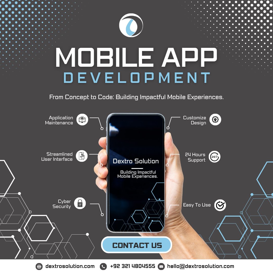 dextrosolution's tweet image. 📱 Ready to build your next mobile app?
From concept to launch — Dextro Solution has you covered!
Reach out today: +92 321 4804555 | hello@dextrosolution.com
#DextroSolution #AppDevelopers #MobileApps #SoftwareDevelopment #DigitalTransformation