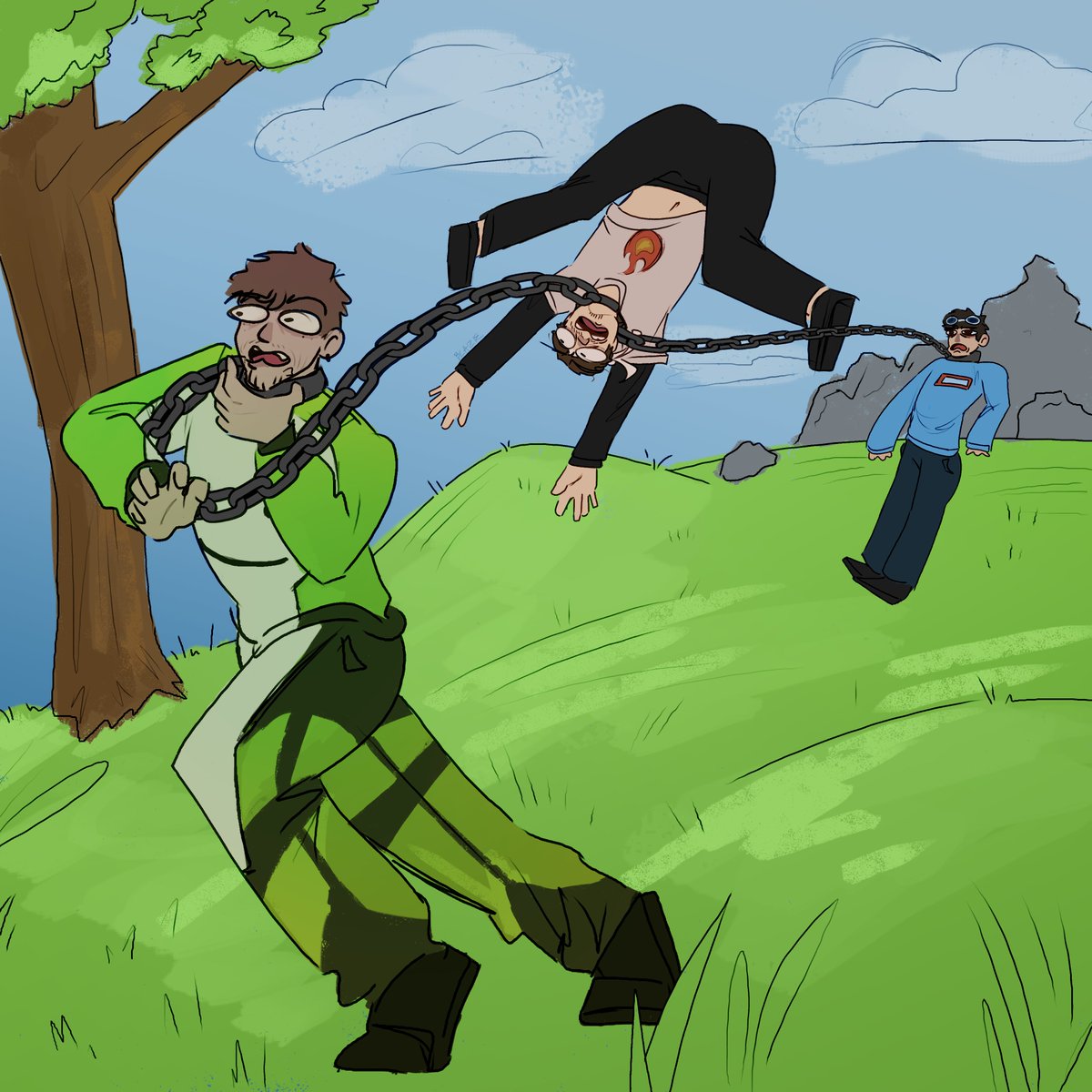 Drew these sillies while watching the video #dreamfanart #sapnapfanart #gnffanart