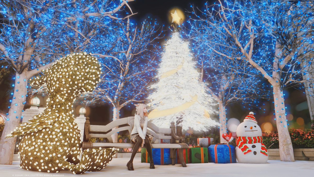 miumiu_nshm's tweet image. ベンチに座るとこんな感じ