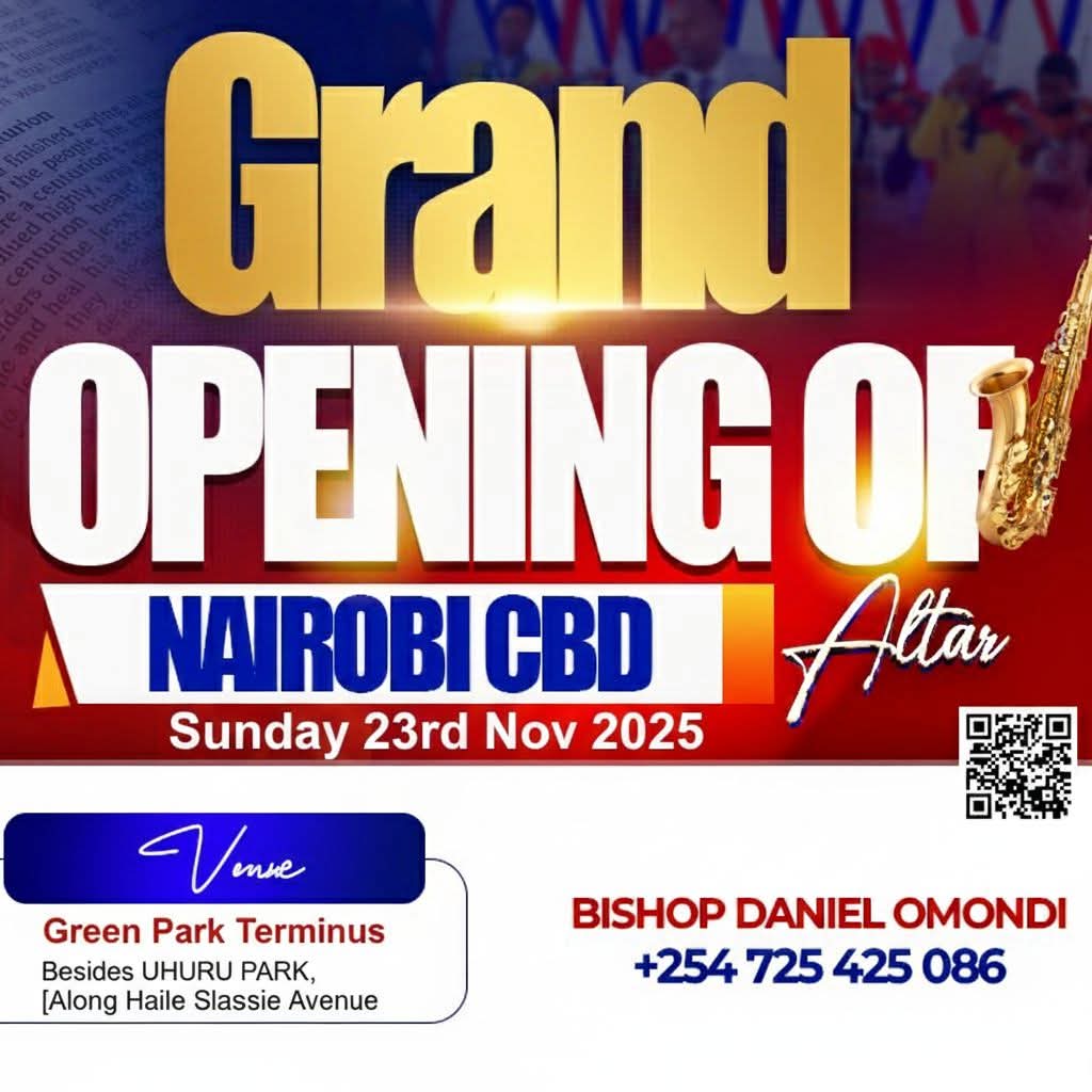 Cyrus0477's tweet photo. Welcome All! NAIROBI CBD ALTAR https://t.co/gUEeG4EenX