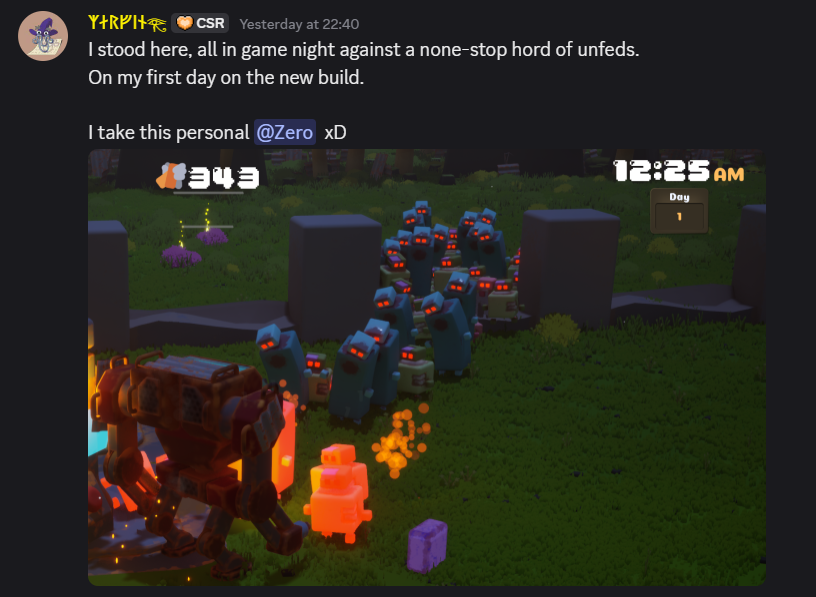 Someone just got DESTROYED by the Unfed on the very first day😱 Hope they’re still alive…

#cantstoprory #indiegames #cozygames #steamgames #farminggame