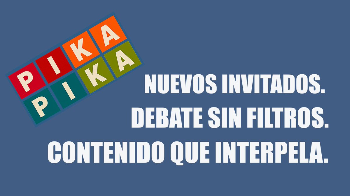 PIKAPIKAnacypop's tweet image. VOLVEMOS CON SENTIDO

Una reapertura que apuesta al contenido, a las miradas diversas y a una política que se anime a decir más.

Lo que se viene no es ruido.
Es conversación con profundidad.