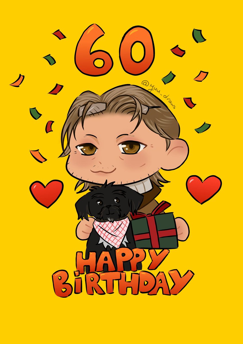 yuu_draws's tweet image. Happy peepaw day &amp;lt;3 Mads turns 60🥺
#HappyBirthdayMadsMikkelsen
