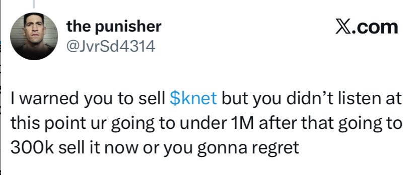 You disappeared and deleted your tweets the moment the price went up, now you’re back talking big because it dipped.
Funny thing is… I saved every screenshot.
You tried to hide, but today was the day you got exposed; it just proves you have zero dignity.
$KNET 👑 🌪️