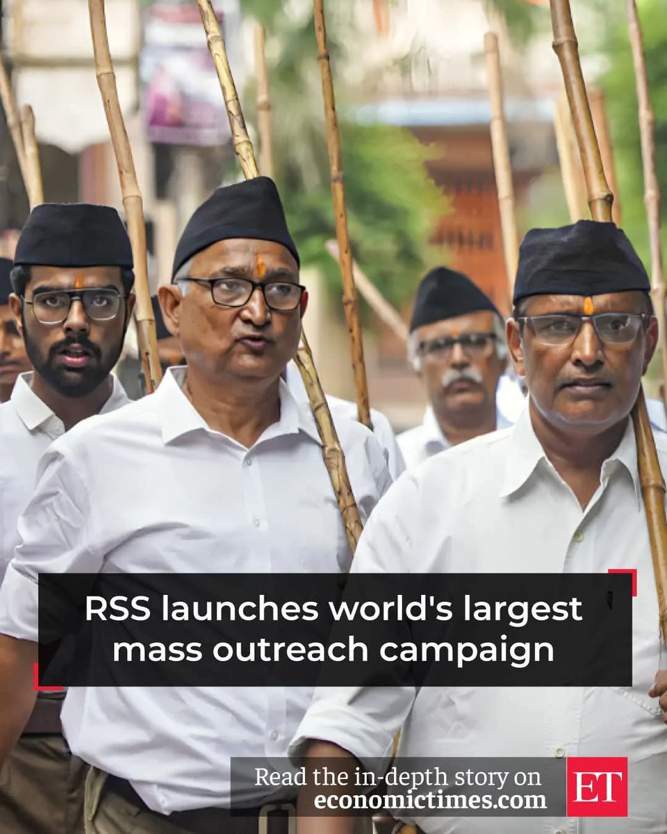 BjpSashi's tweet image. 🕊️📢 India’s biggest outreach drive is here.
🇮🇳 RSS launches the world’s largest mass-contact campaign — taking its message straight to every street, every home, every community.

This is engagement at a scale no political party, NGO, or lobby group can even dream of.
@RSSorg