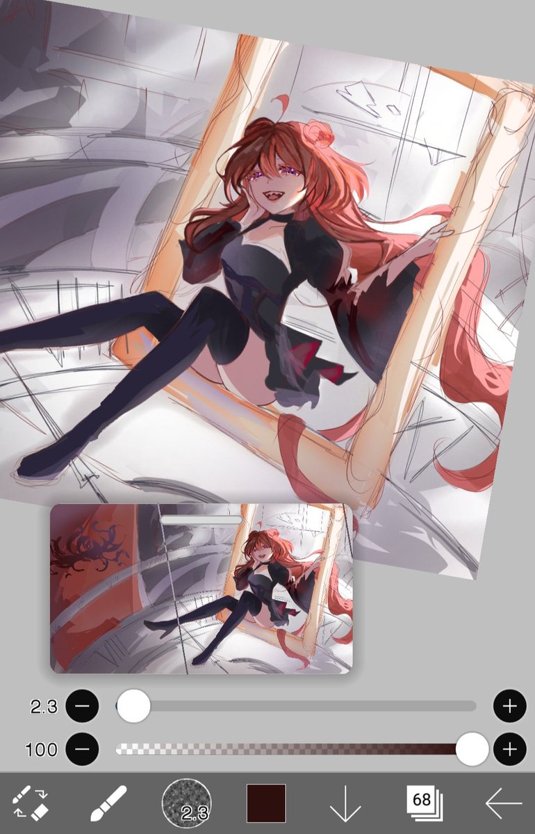 My health has improved a bit, and I’m trying to make some time to catch up on CMS and the art raffle 🫰
#art #Commission #WIP