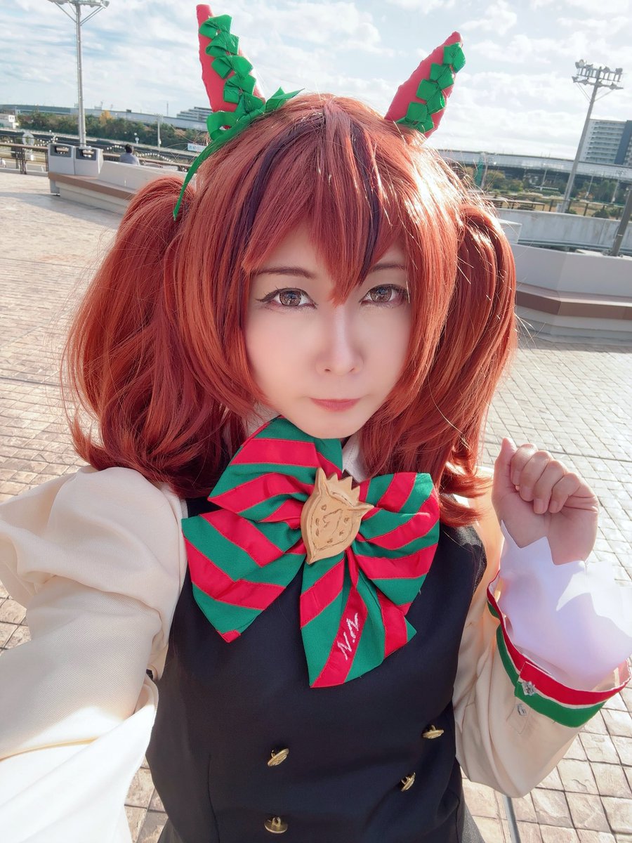 ハヤヒデとダイヤちゃんといます！
ブーツのチャック壊れた😭
#サーコス