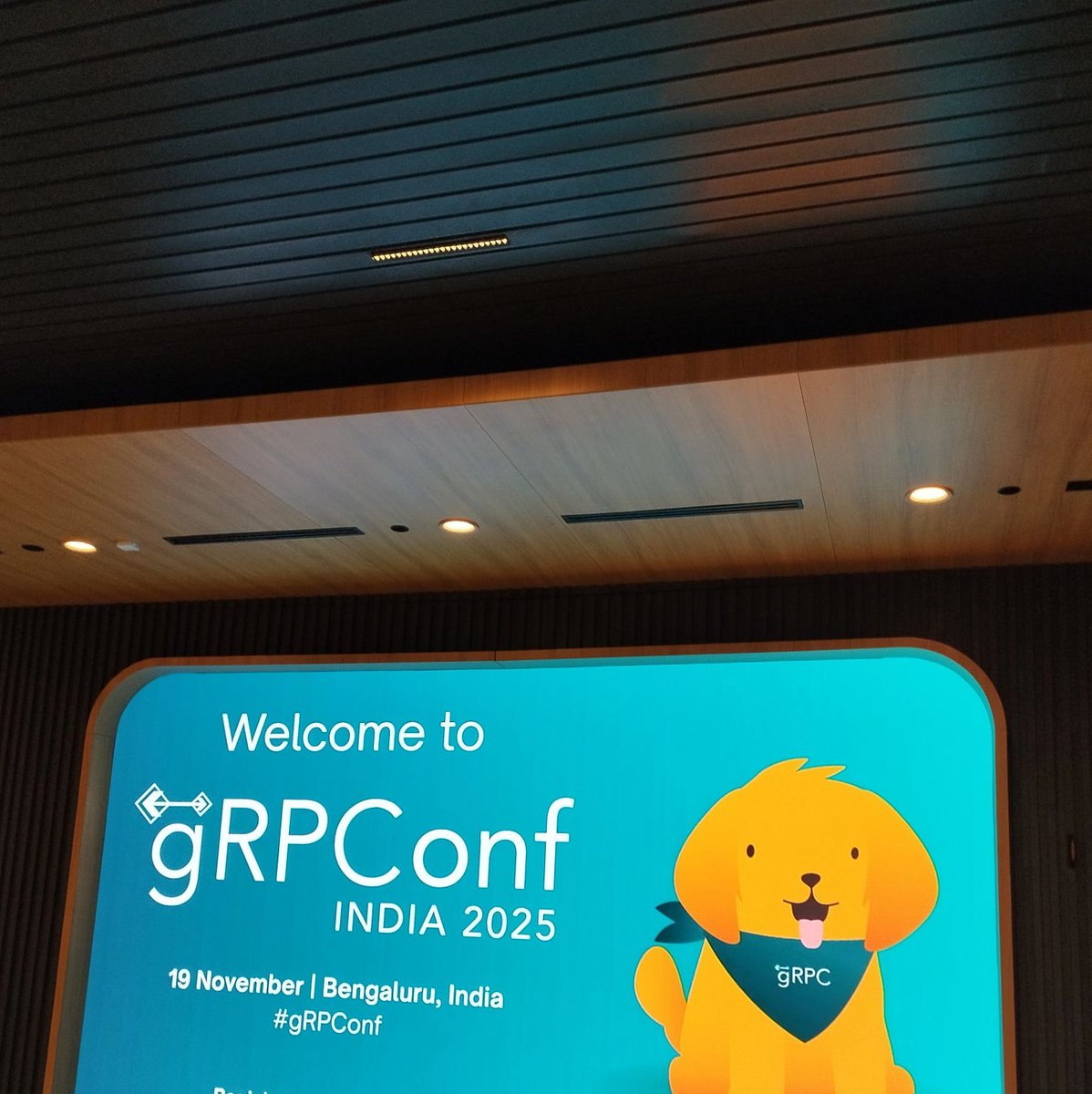 deskree_backend's tweet image. Great to be part of India’s 1st #GRPConf! 🚀
Incredible sessions, brilliant engineers, and game-changing ideas.
The future of high-performance systems is here. ⚡
#gRPConf #gRPC #DevCommunity #TechConference #CloudNative #Microservices #Developers #IndiaTech