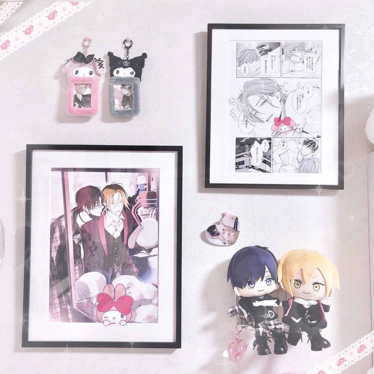 Eu7Rapunzel's tweet photo. 🖤ྀི🩷ྀི🖤ྀི🩷ྀི

My Euphoria Room に
新しく届いたサイン入り複製原画を
飾りました⋆꙳𝜗𝜚꙳.*

𝔹𝕃𝔸ℂ𝕂×ℙ𝕀ℕ𝕂 な りくりょ だから
メロクロとも合ってて
お気に入りすぎるたイラストなの🖤🩷🎶

#QpaEXPO
#とろけるくちびる
@bosh_bosco https://t.co/OVWqJU4mlb