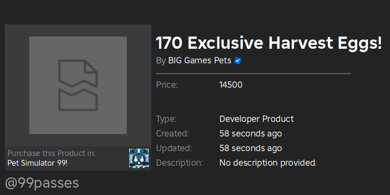 Pet Simulator Gamepass Alerts tweet media