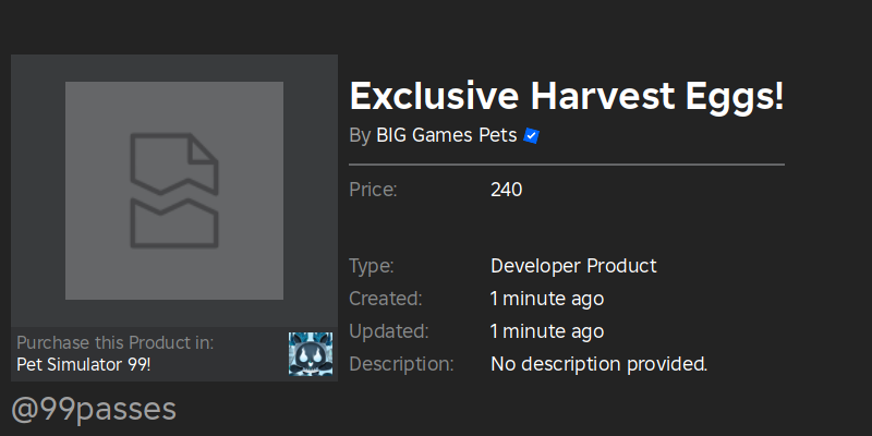 Pet Simulator Gamepass Alerts tweet media