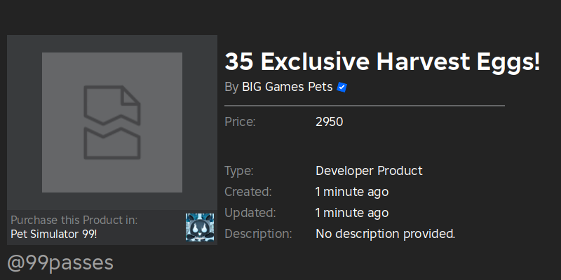 Pet Simulator Gamepass Alerts tweet media