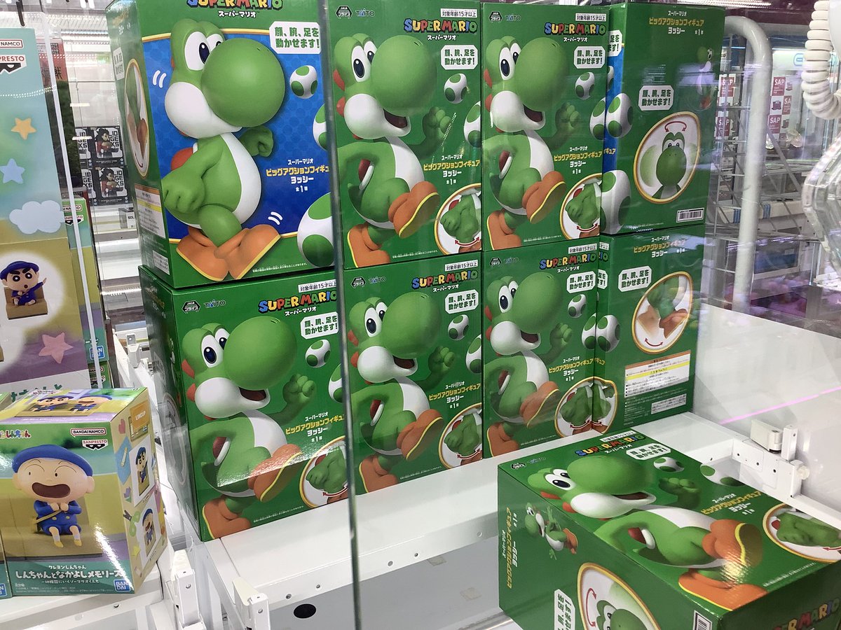 景品入荷情報】 ・スーパーマリオ ビッグアクションフィギュア