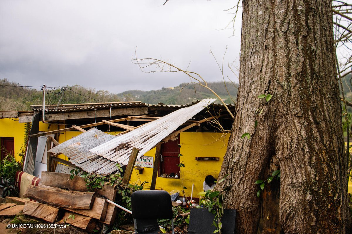 UNICEF's tweet image. Hurricane Melissa has disrupted schooling for nearly 477,000 children across the Caribbean.

In Cuba, Haiti and Jamaica, UNICEF is working with governments and partners to deliver essential educational supplies and rehabilitate damaged schools.

Donate now to support children…