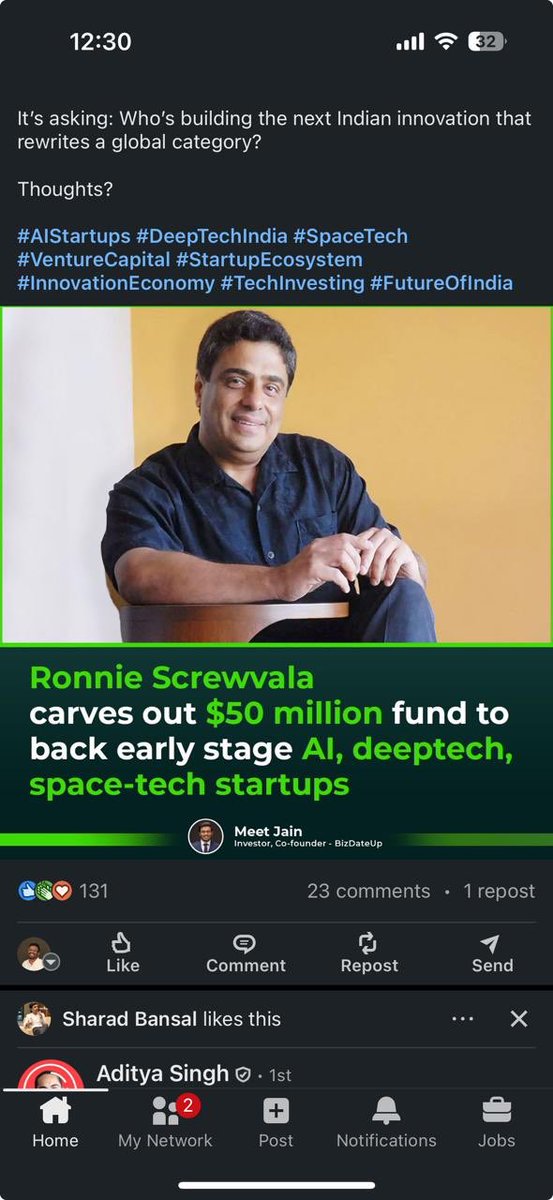 vinod_shankar's tweet image. DEEPTECH is no more a specialised vertical focused VC space 😱😂 #deeptech is the new milk tech