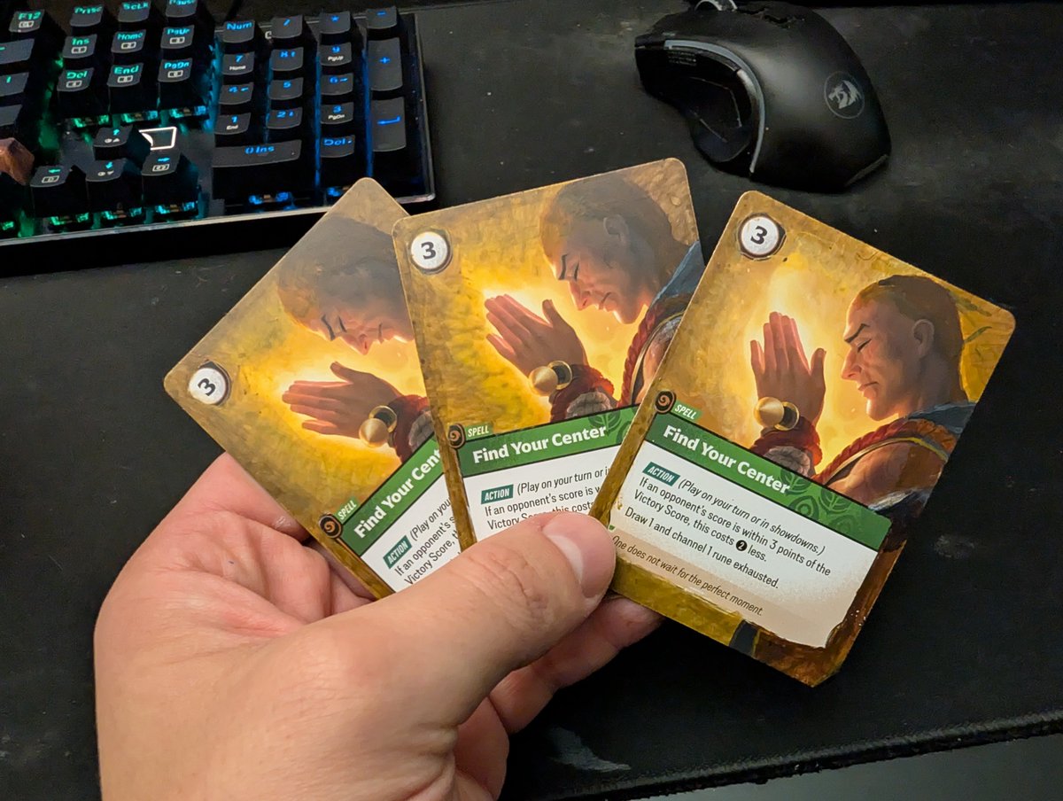 _NA45_'s tweet image. Another one! This time I did Find Your Center! 

#cardalters #riftbound