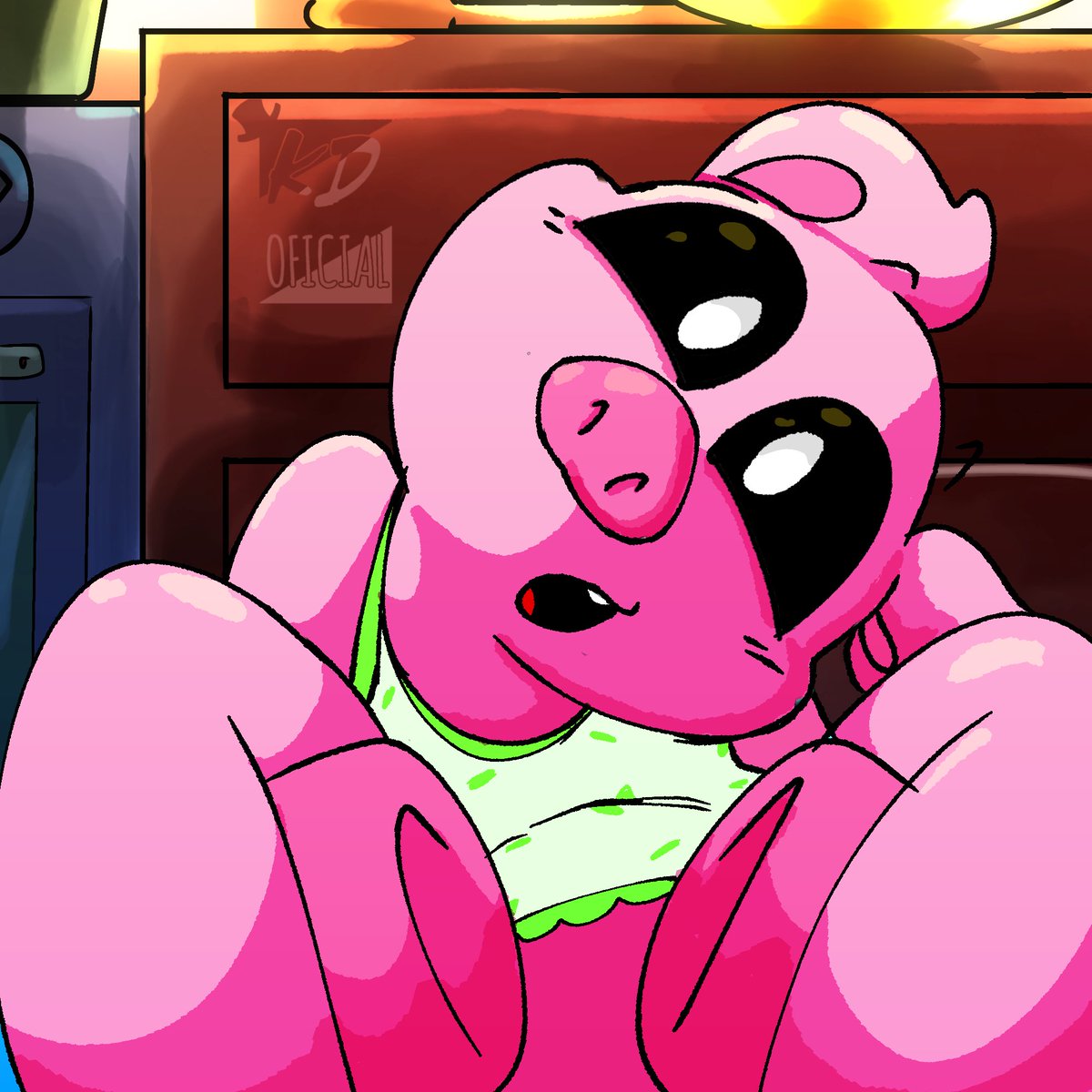 KDoficial257602's tweet image. Dibujo de mi chanchita favorita ❤️‍🩹

#SmilingCrittersAU #SmilingsCritters #SmilingCritters #SmilingCrittersFanart #pickypiggy