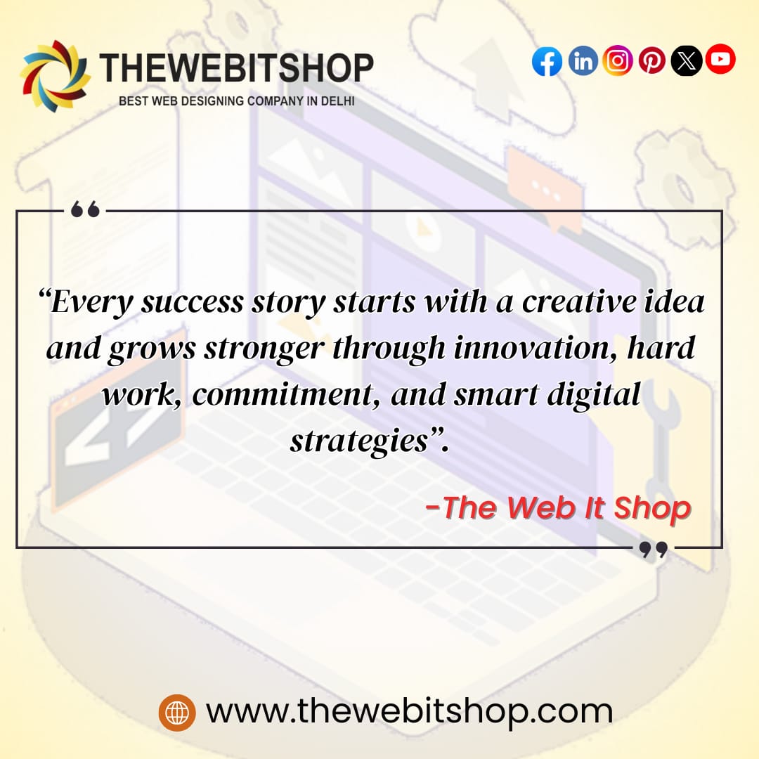 TheWebITShop's tweet image. 🚀 Build Your Digital Success with The Web It Shop!
.
Let’s take your business to the next level!
.
📞 +91-7065740676/9582446383
📧 support@thewebitshop.com
🌐 thewebitshop.com
.
#TheWebItShop #WebDesign #DigitalMarketing #BrandingSolutions #WebsiteDevelopment