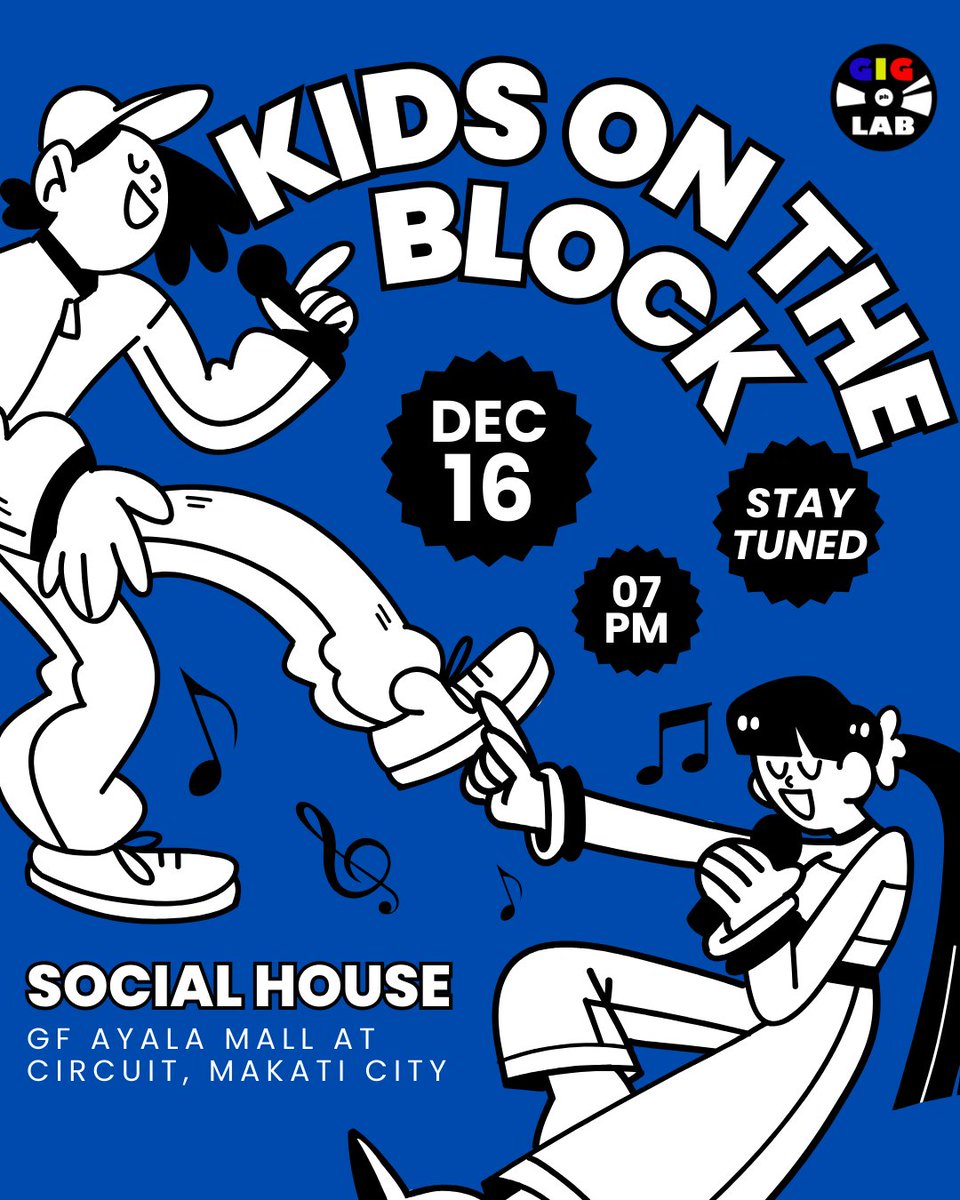 GigLabPH's tweet image. 𝙈𝙤𝙧𝙚 𝙩𝙝𝙖𝙣 𝙖 𝙨𝙝𝙤𝙬, 𝙞𝙩’𝙨 𝙖 𝙘𝙤𝙢𝙢𝙪𝙣𝙞𝙩𝙮!
A creative playground for young artists, the young generation, and the kids at heart who never stopped loving music. This is where the next wave of the local scene begins. 🎶

LET'S GO!🚀✨
Stay tuned for the line up