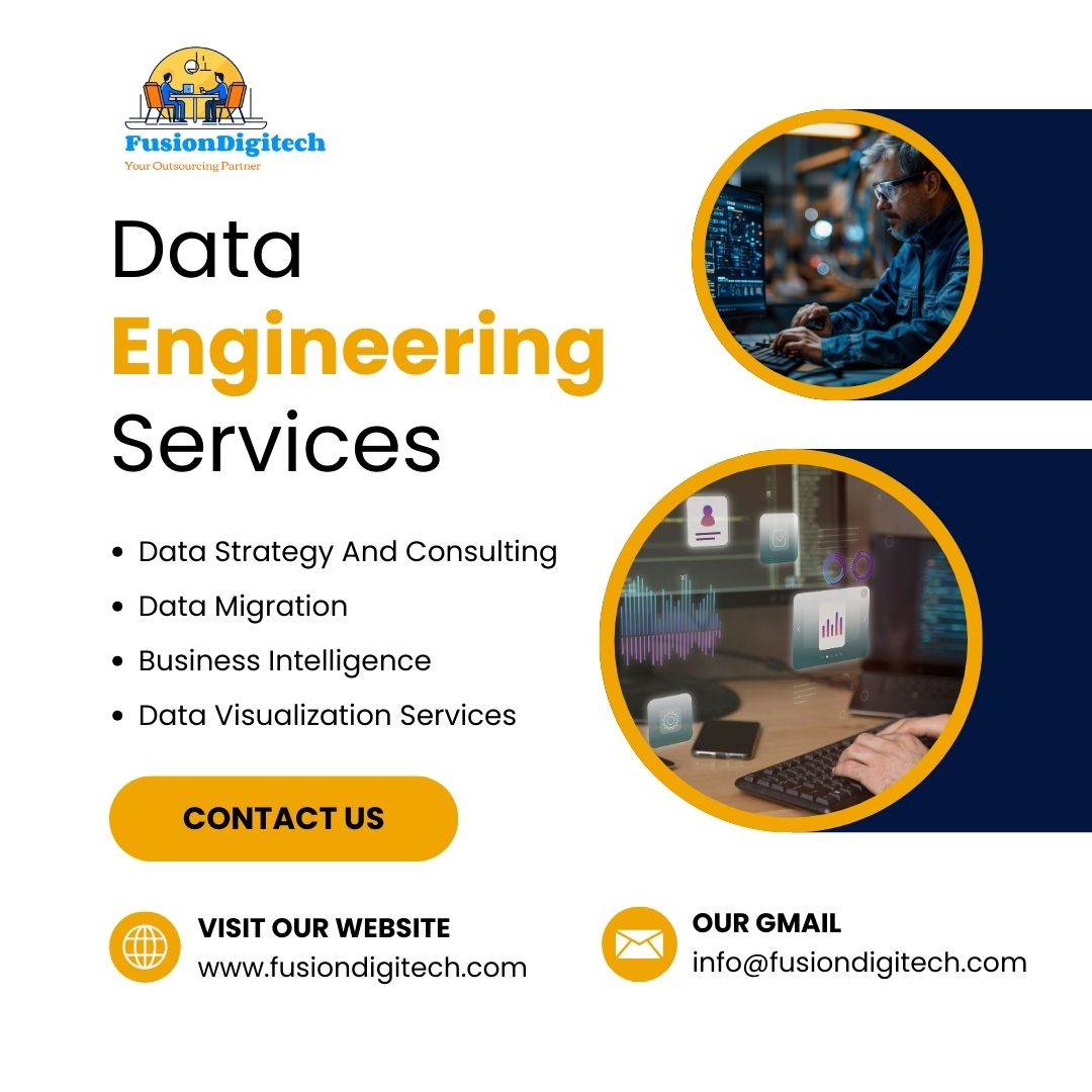 fusiondigitec's tweet image. Data Engineering Services help businesses collect, organize, process, and manage data efficiently so they can gain meaningful insights and make smarter decisions. 

#fusiondigitech #dataengineering #dataanalytics #webresearch #datacollectation #datamanagement
