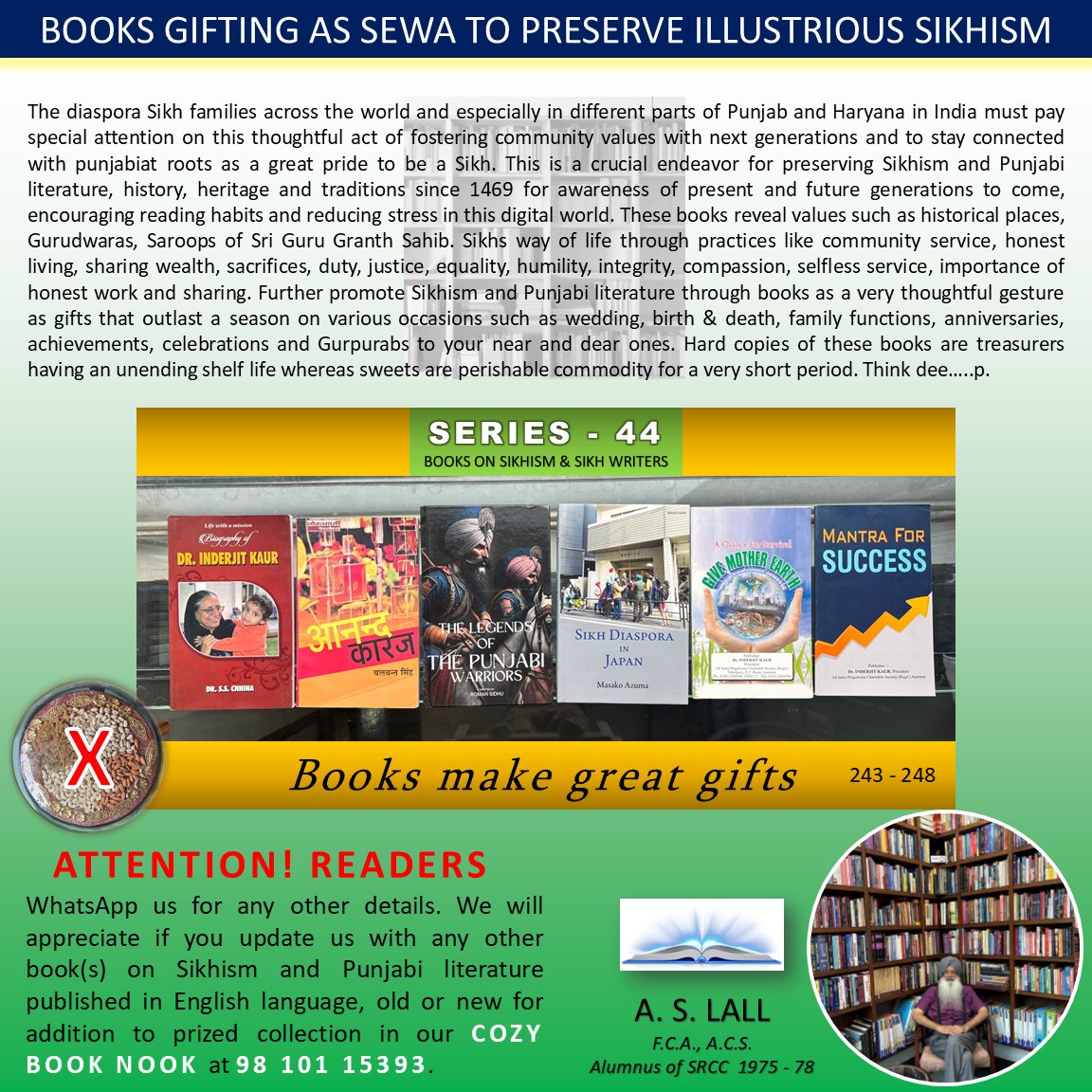 GloriousPunjab1's tweet photo. Books on Sikhism &amp; Sikh Writers. Series: 42- 44. #Sikhs #Sikhism #Books #BooksPublishers #Punjab #Bookshops https://t.co/dbVCV8Pry7