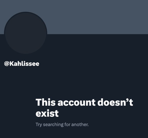 EYakoby's tweet image. BREAKING: Kahlissee has deleted their account after country location was revealed.

Every single time.
