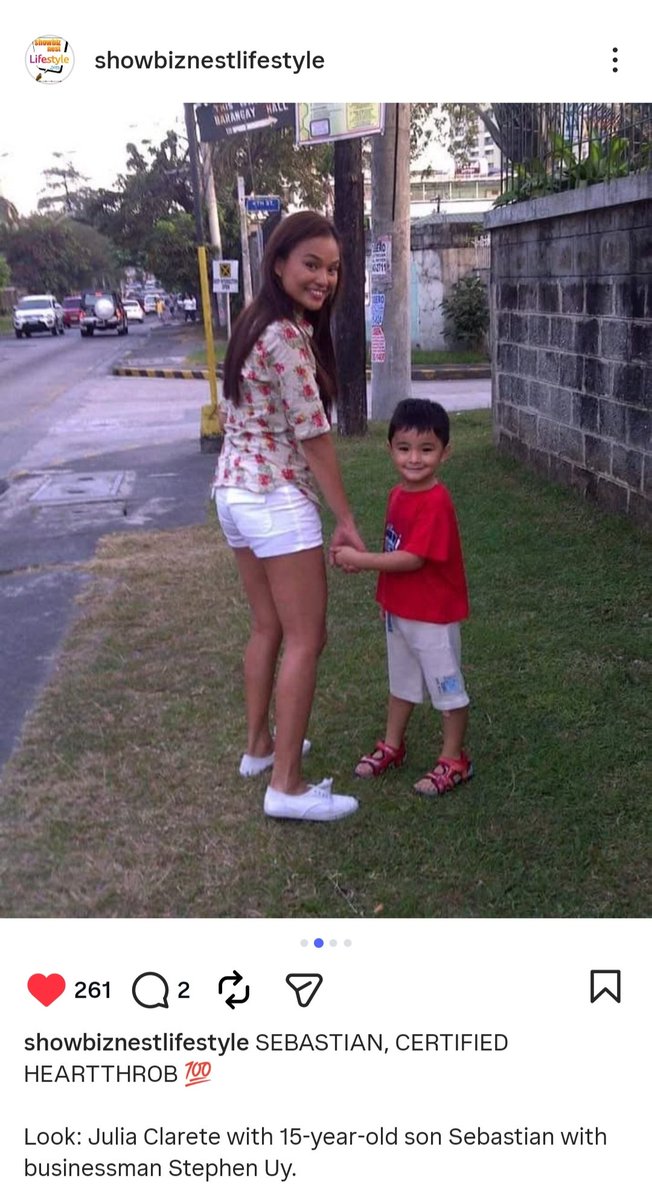 SwissMissDaw's tweet image. Julia Clarete with former husband Stephen Ryan Uy, Tepid Sebastian Uy&apos;s father.

(Other photos: Julia &amp;amp; Seb)