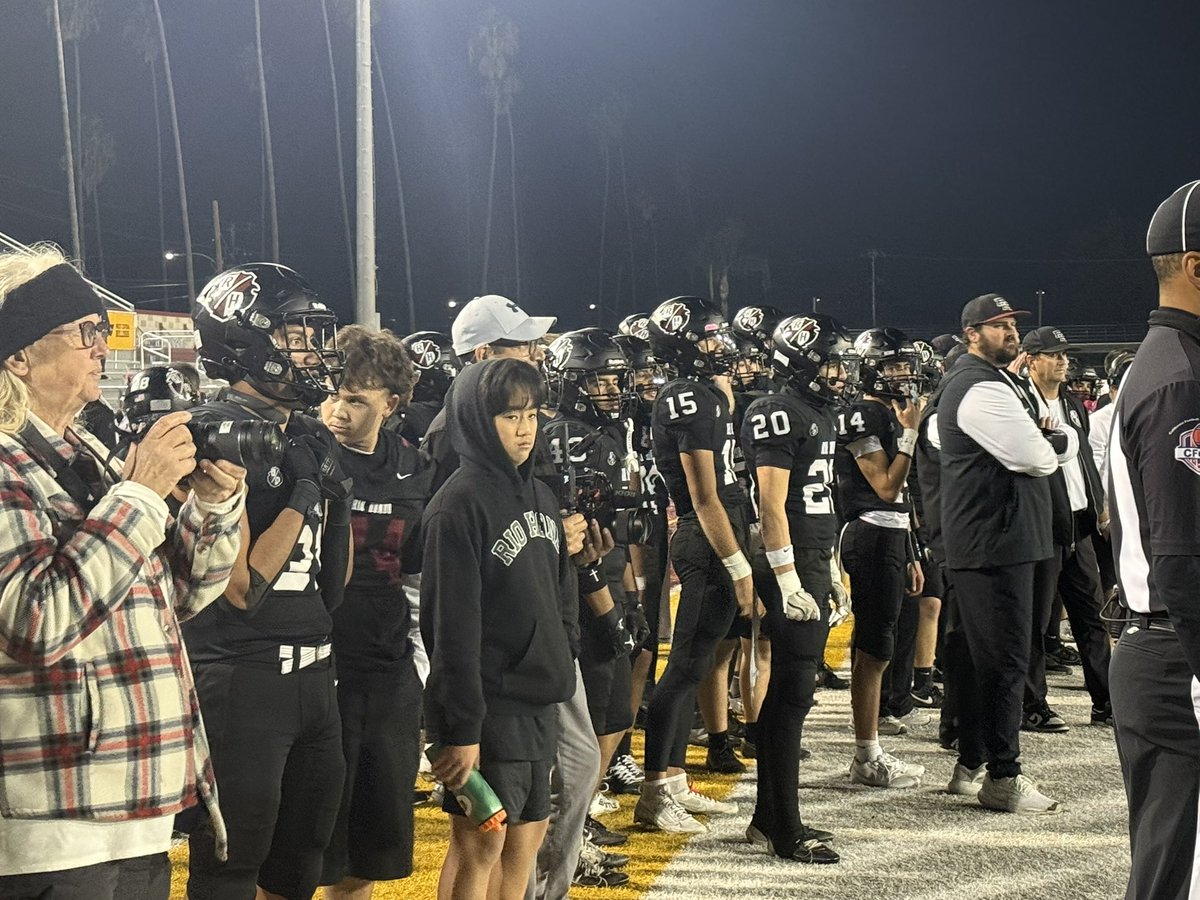 SGVNSports's tweet image. Rio Hondo Prep, without star Noah Penunuri in the second half, beats La Serna, 35-6 to advance to the CIF-SS Division 5 championship, where it will chase its third straight title and 17th crown.