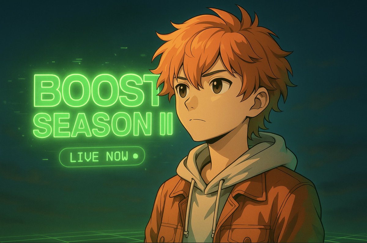 ☺️ BOOST Season 2 is here.

💡 All you need to do is share posts about $BOOST with <a href="/boostdotgg/">Boost</a>
 <a href="/PulseInfra/">Pulse</a> <a href="/AlphabotApp/">Alphabot</a>
 and you’re in.

💰 Huge rewards: 5M $BOOST up for grabs until Dec 7.

👉 Give it a try, maybe you’ll grab some free $BOOST too 😉

🔗 alphabot.app/pulse/boost/E8…