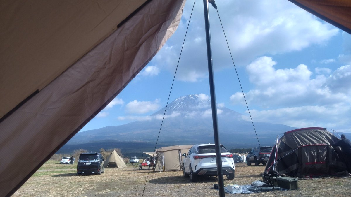 設営完了(*`･ω･)ゞ