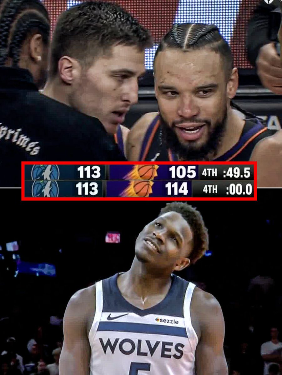 T-WOLVES HAD AN 8 POINT LEAD WITH LESS THAN A MINUTE REMAINING AND LOST 🤯  