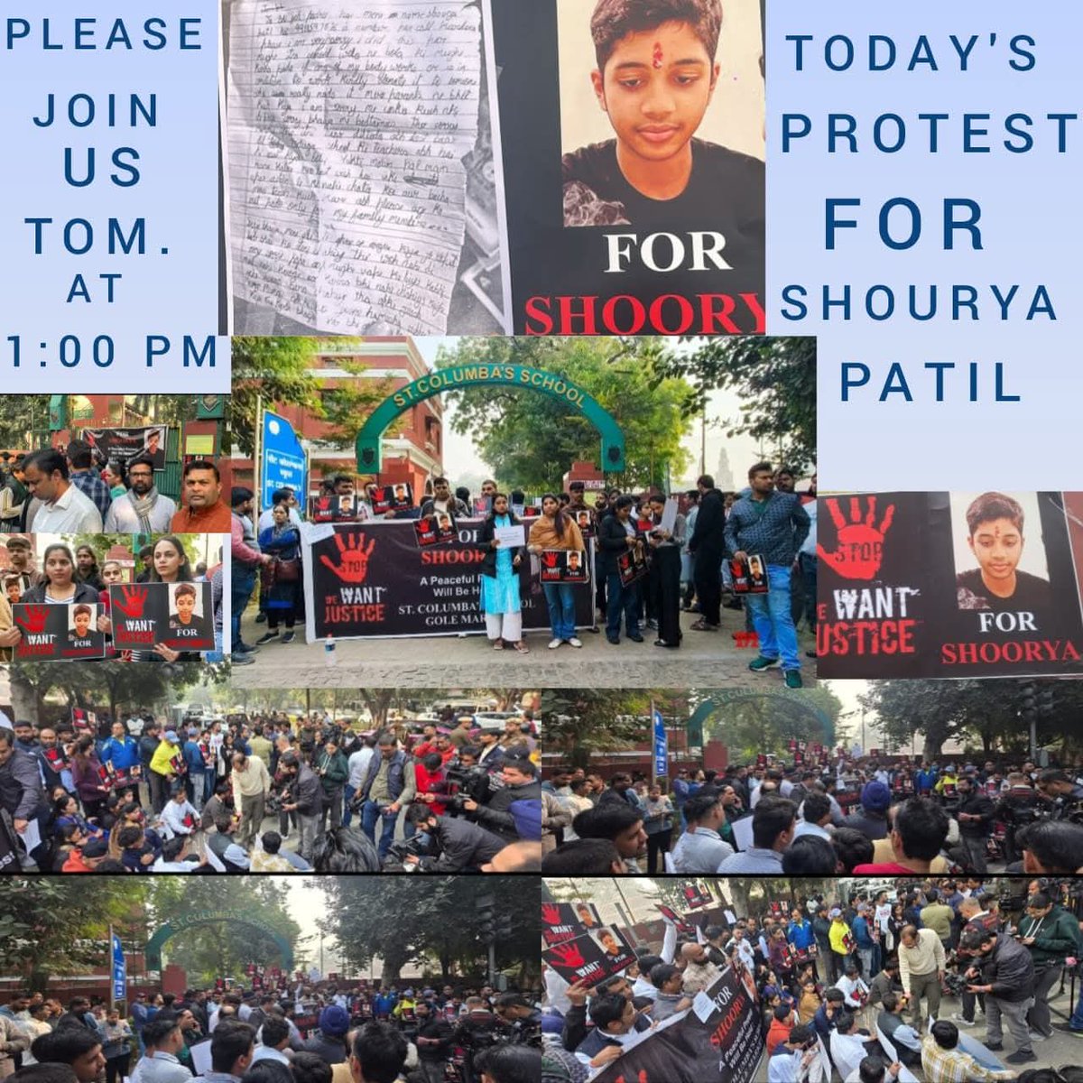manishssethia's tweet image. #Peaceful_Protest
#JusticeForShaurya

St Columbia&apos;s School, Gol Market, New Delhi. 
Please join us to bring change.