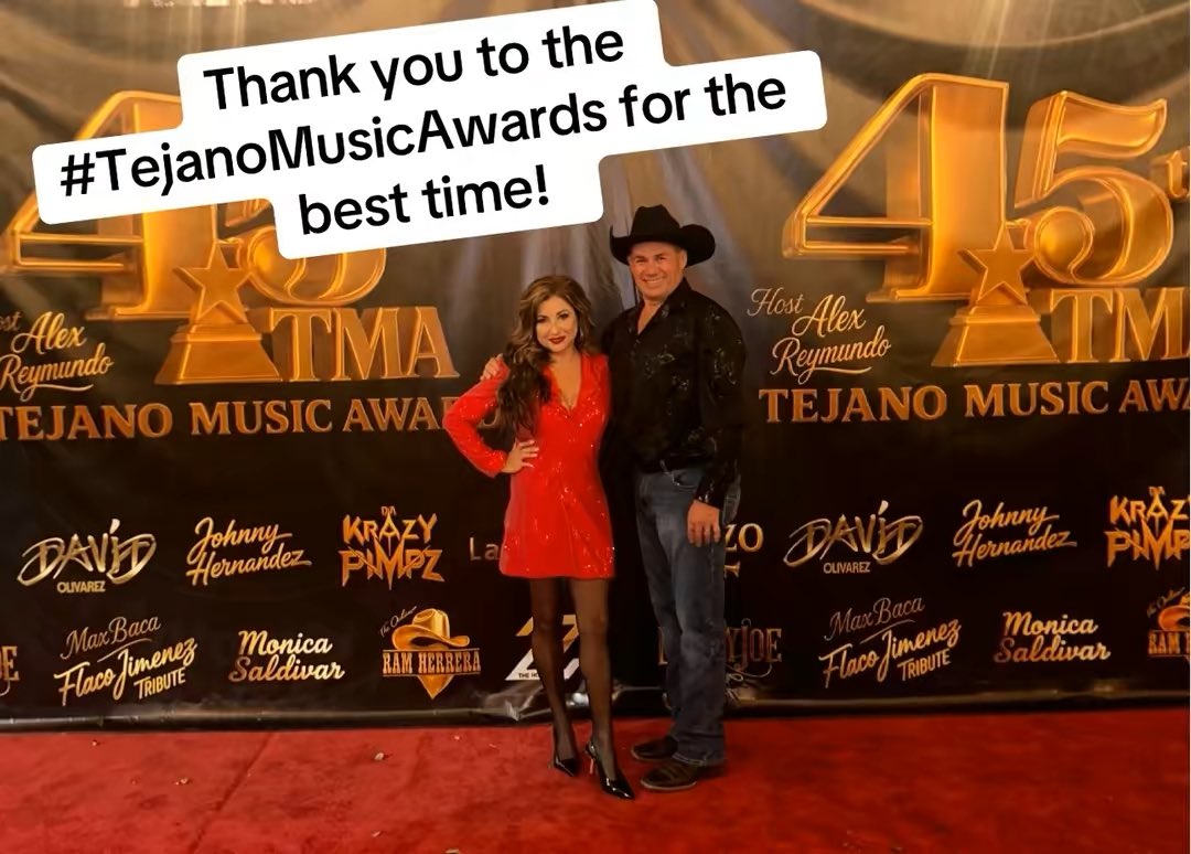 Jackie_Hovorka's tweet photo. Thank you to the @tejanomusicawards for the best time tonight. Writing &amp;directing movies keep me busy, but my heart has always been in writing #songs. Congratulations again to @officially_jennyyb &amp; all the nominees &amp; winners. You ROCK! 💃🏼

#music #awards #songwriter #tejanomusic https://t.co/fqAgtbos4U