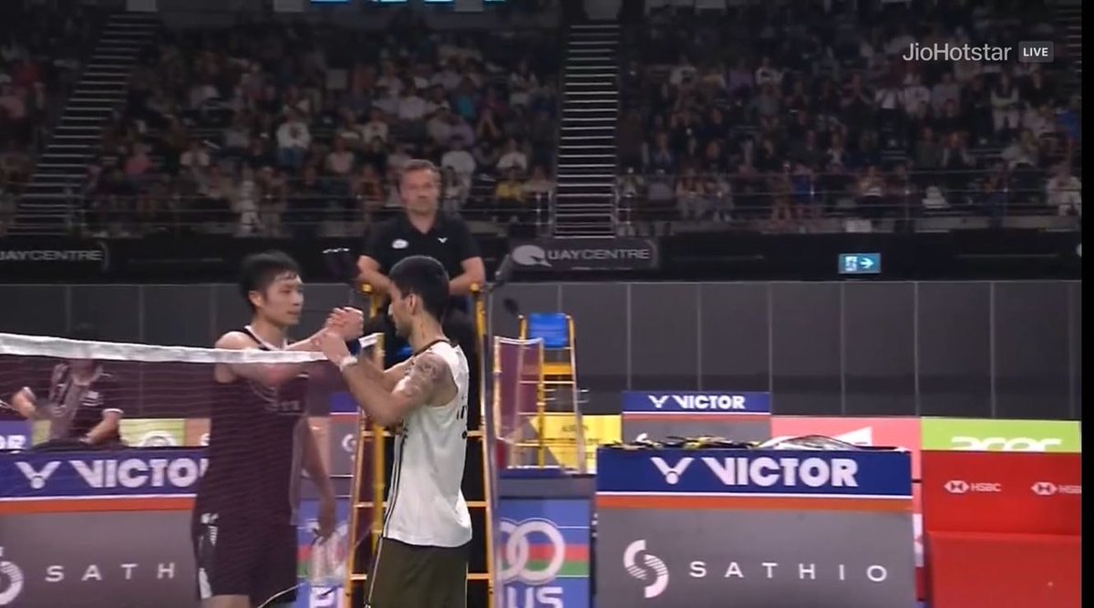 SportsArena1234's tweet photo. FINAL BOUND! LAKSHYA SEN DELIVERS A MASTERCLASS!

🔥🔥🔥🔥🔥🔥🔥❤️💙

In an insane match Lakshya Sen defeated WR 6 Chou Tien Chen 17-21, 22-24, 21-16 to reach the Finals of Australia Open

2nd Final for Lakshya this year

Saved 3 match points in the 2nd game 

💙❤️🔥🔥🔥