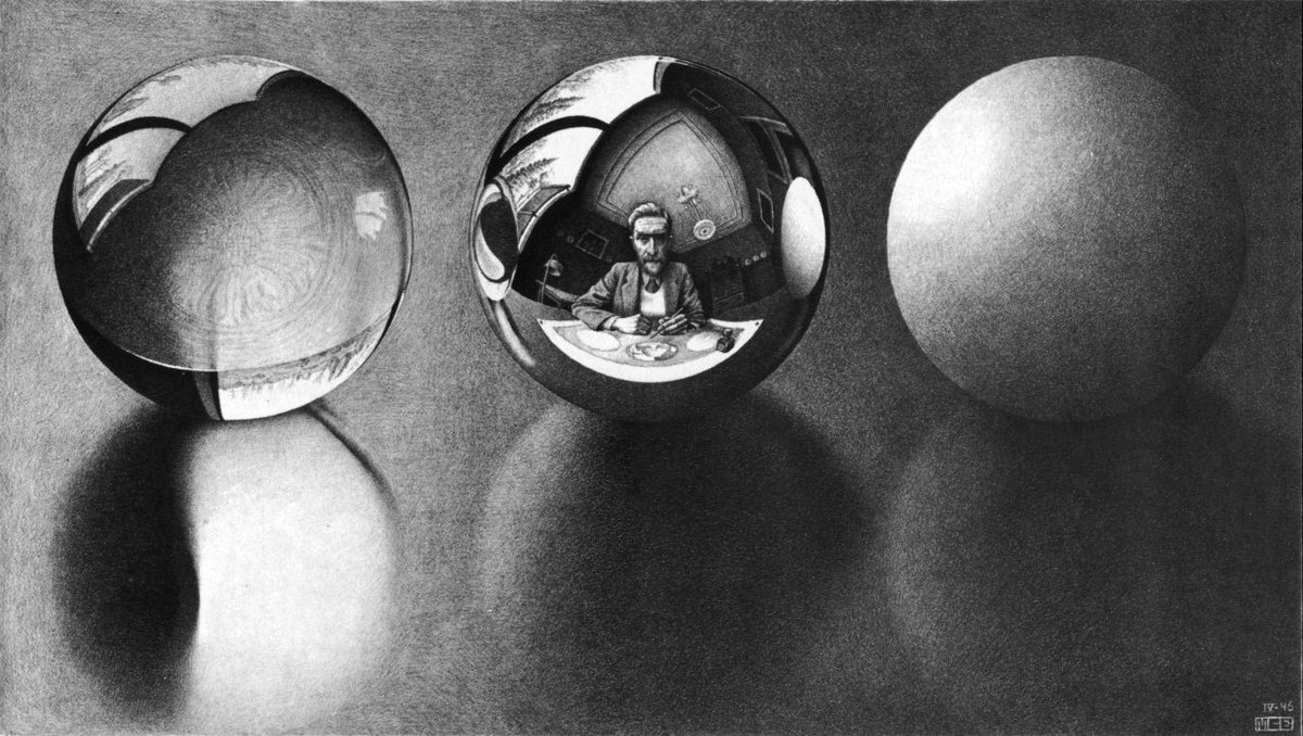Three Spheres II #artbots #escher