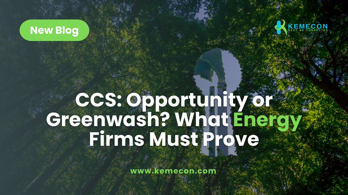 kemecon_'s tweet image. Is CCS a climate solution or just polished greenwashing? Here’s what energy firms must prove before the world buys in.

Read here - kemecon.com/blog/ccs-oppor…

🌐 kemecon.com

#EnergyTransition #CCS #Decarbonization #Kemecon
