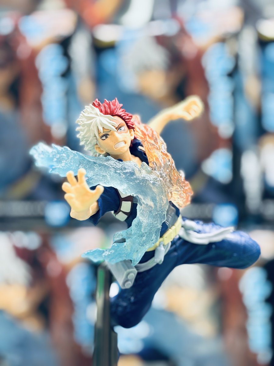 【　新景品　】

僕のヒーローアカデミア
THE AMAZING HEROES -PLUS-SHOTO TODOROKI Ⅲ

現在放送中の人気アニメ『僕のヒーローアカデミア-FINAL SEASON-』より轟焦凍が登場！
激熱シーンが再現されています✨
氷と炎がクリアパーツで作られていて綺麗！

＃アピナ　＃アピナ上里
#ヒロアカ #轟焦凍