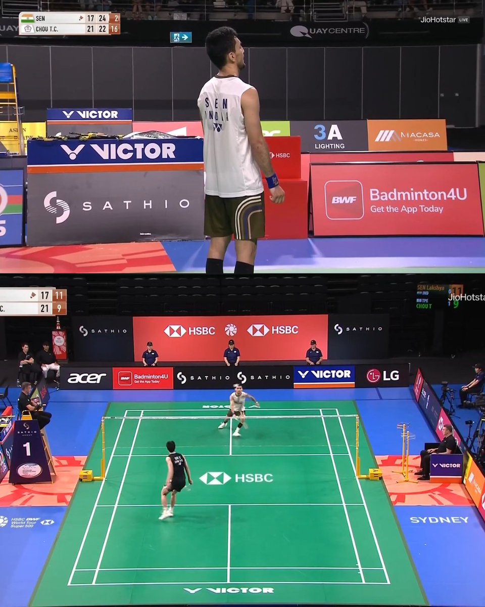 FieldVisionIND's tweet image. Lakshya Sen is into the Australian Open FINAL! 💥

An 86-minute thriller, a huge comeback in Game 2, and a gritty finish to beat Chou Tien Chen 17-21, 24-22, 21-16.

What. A. Match. 🔥🇮🇳

#Badminton #IndianSports