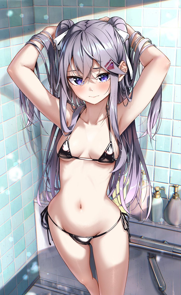 白井下月 #いいツインテールの日 