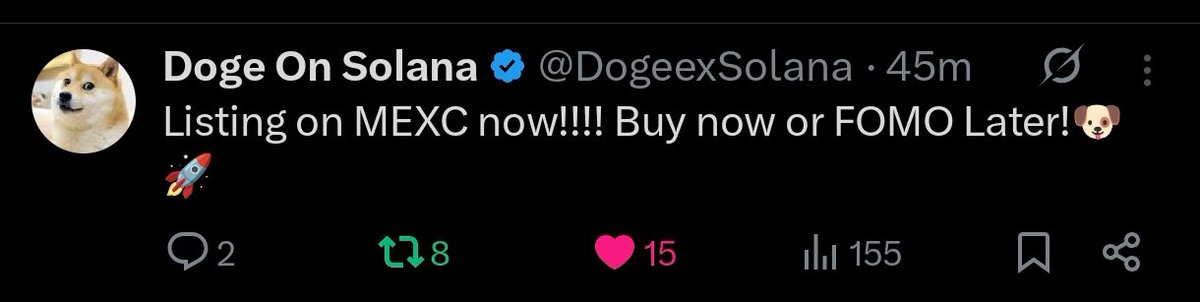 rage_degen's tweet image. $DOGE on Solana @DogeexSolana 

Goodest boi! Cuz why not?

3BnkNPAW5Lsy6otfojmtc2P1o2RrkcYwzTr8pqGVpump